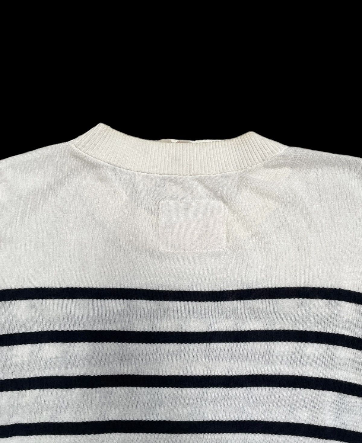 Designer × Sacai Rare Design Vintage Brand Sacai Stripe Knit Sweater 2000s Size US L / EU 52-54 / 3 - 6 Thumbnail