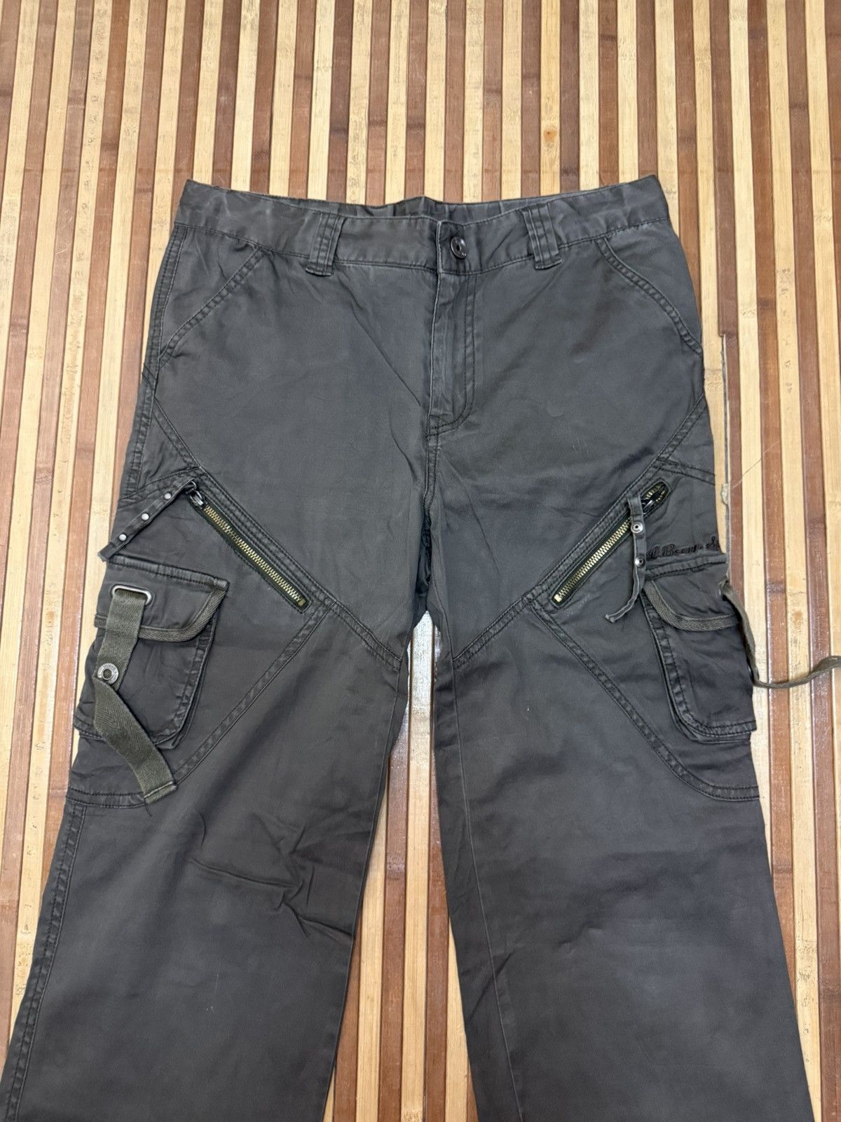 Lee Brennan Design Vintage L.BRENN Cargo Pants 8 Pockets / Streetwear W30X30 Size US 30 / EU 46 - 3 Thumbnail