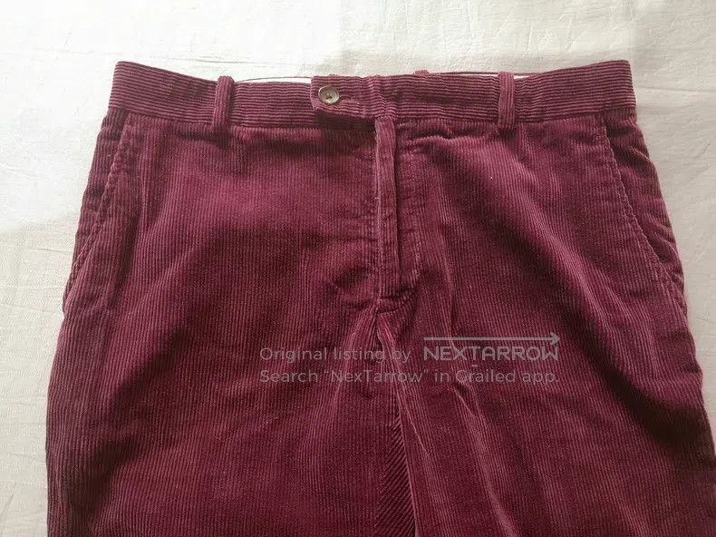 Tom Ford Tom Ford Corduroy casual pants, burgundy, 100% cotton long Size US 36 / EU 52 - 2 Thumbnail