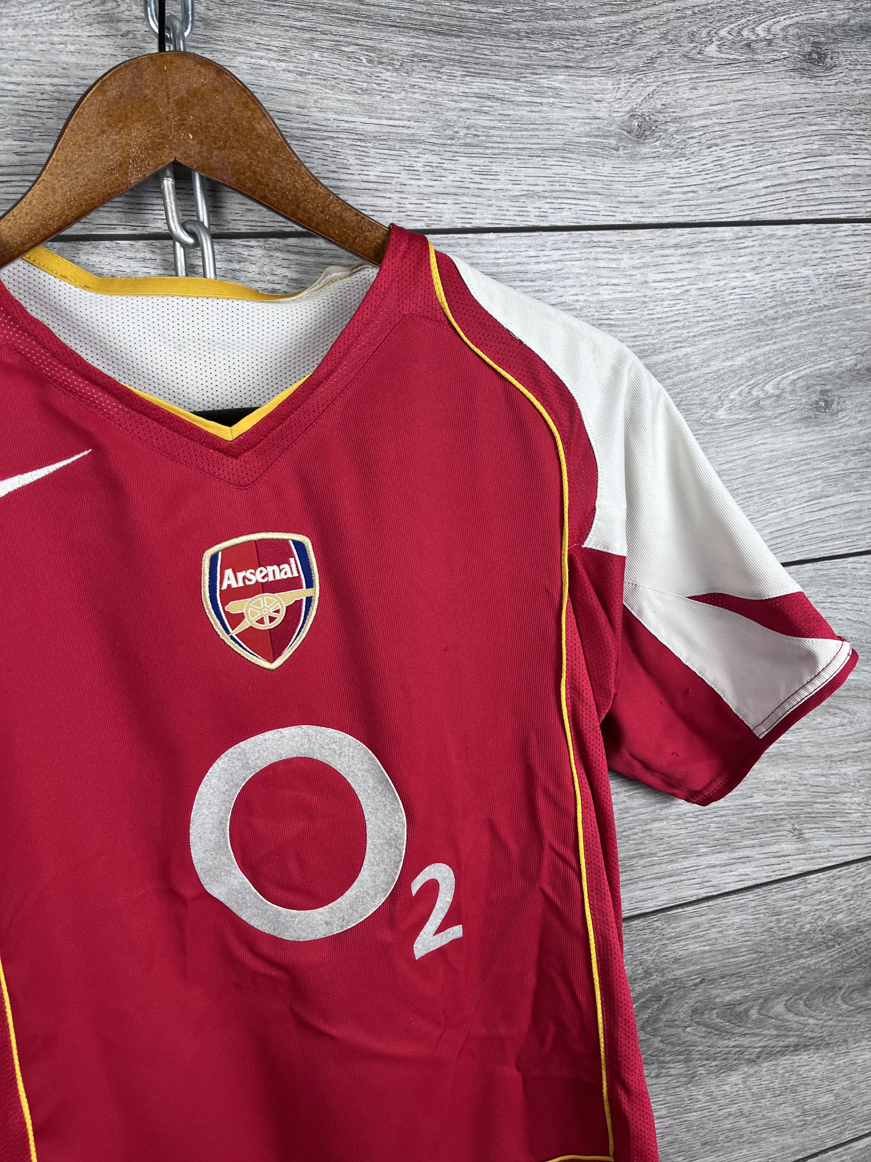 Nike Vintage football jersey Nike Fc Arsenal O2 Size US XS / EU 42 / 0 - 2 Thumbnail