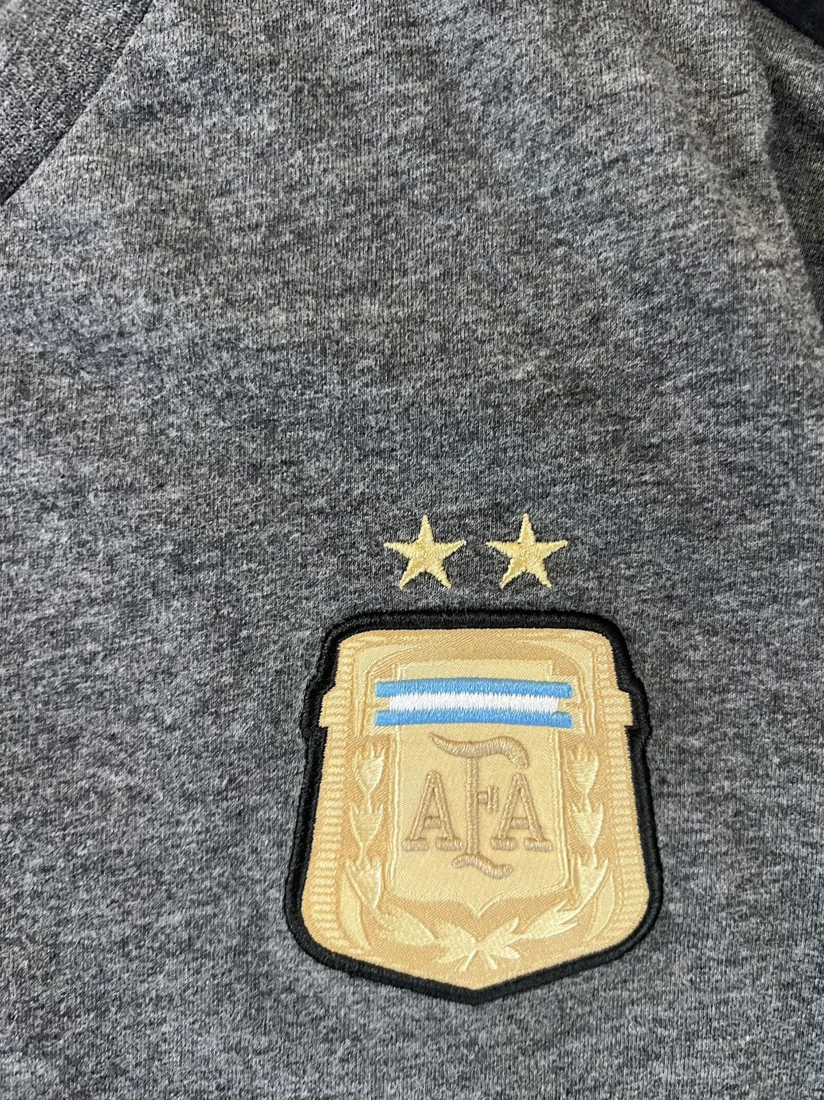 Adidas × Vintage Messi Jersey Shirt Mens -Grey Adidas Soccer Argentina AFA Size US XXL / EU 58 / 5 - 5 Thumbnail