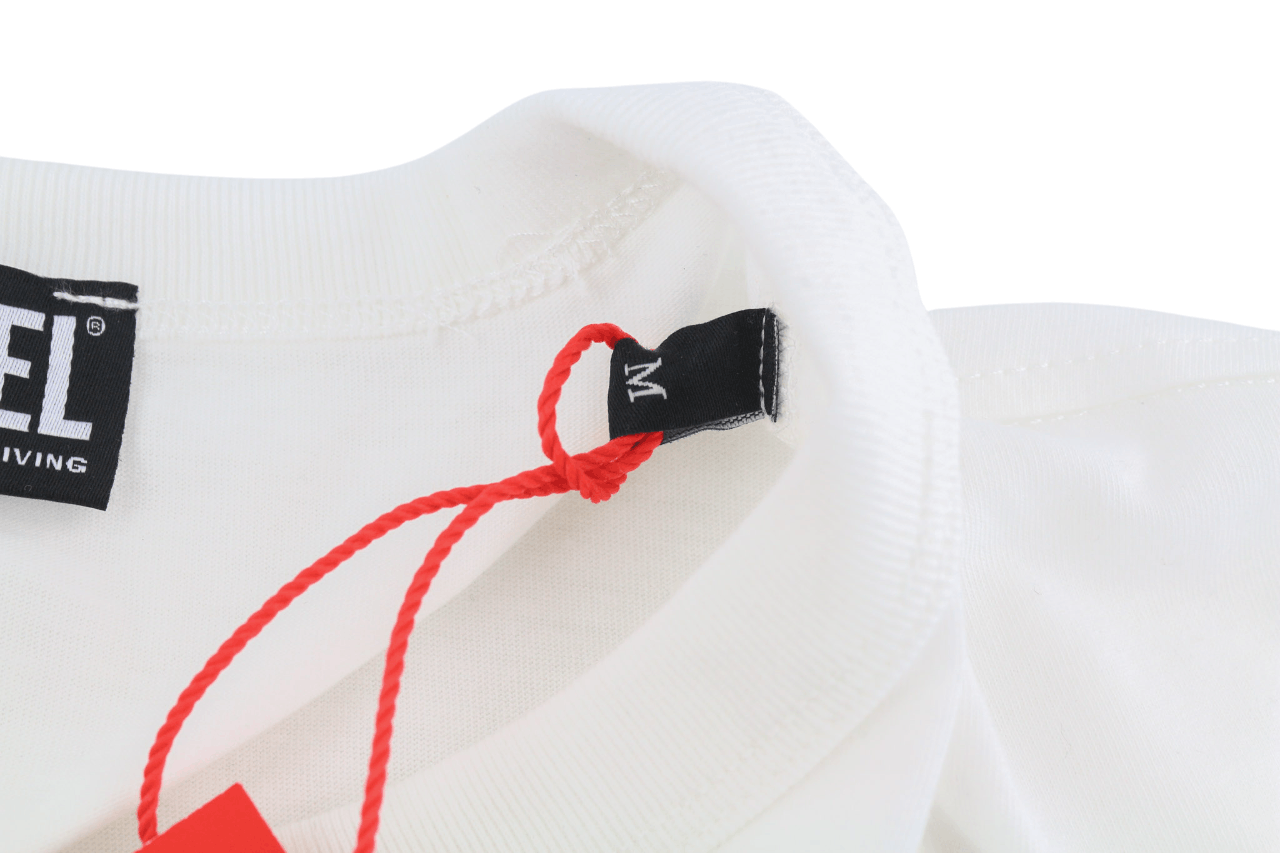 Diesel T-JUST-E19 M Short Sleeve Logo White Tee 40242 Size US M / EU 48-50 / 2 - 9 Thumbnail