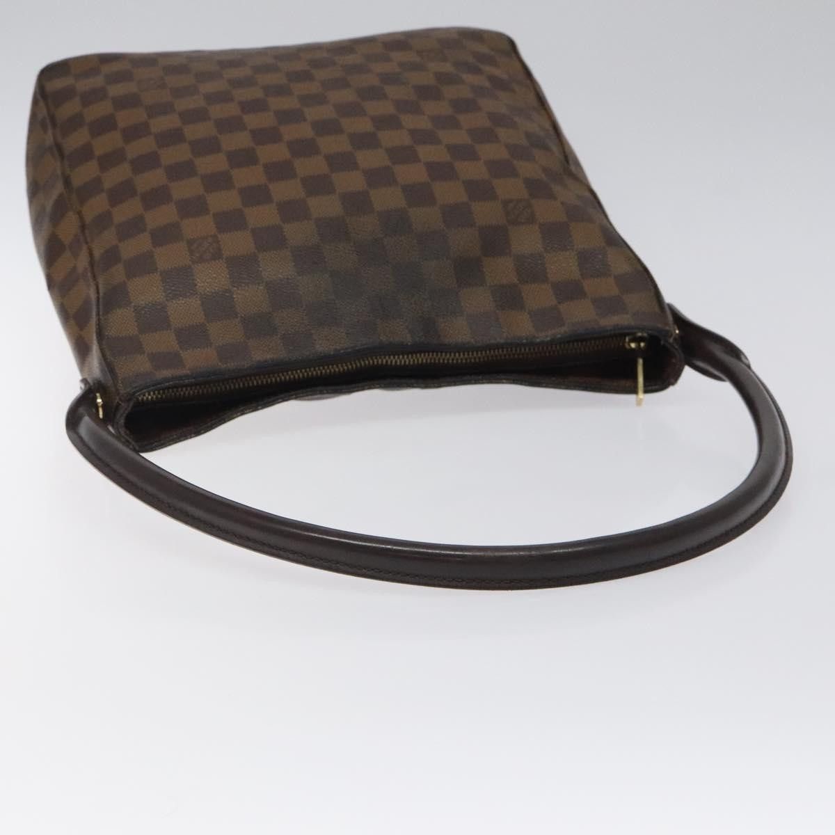 Louis Vuitton LOUIS VUITTON Damier Ebene Looping GM Shoulder Bag N51144 Size ONE SIZE - 7 Thumbnail