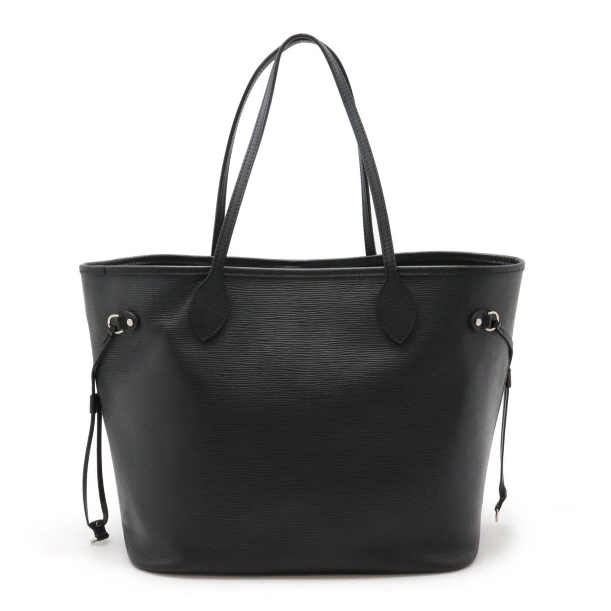 Louis Vuitton Epi Neverfull Mm Tote Bag Shoulder Leather Noir Black Pouch Not Included M40932, Women's