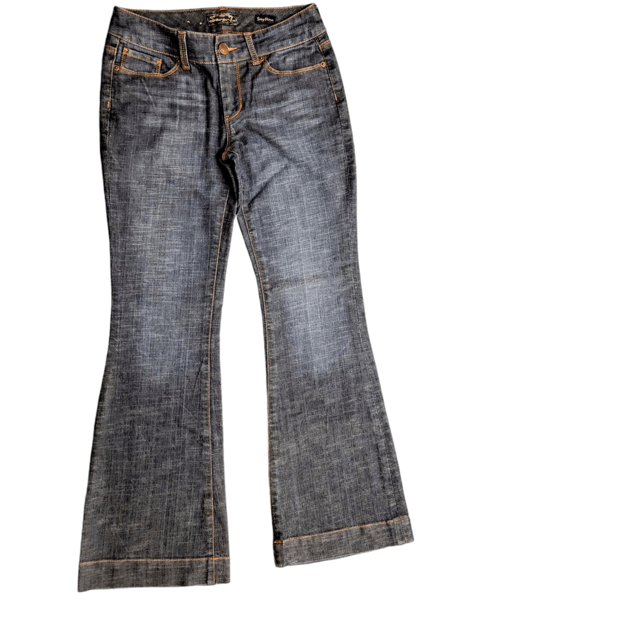 Seven 7 Seven 7 Jeans Sexy Flare Blue Jeans Size 30" / US 8 / IT 44 - 4 Thumbnail
