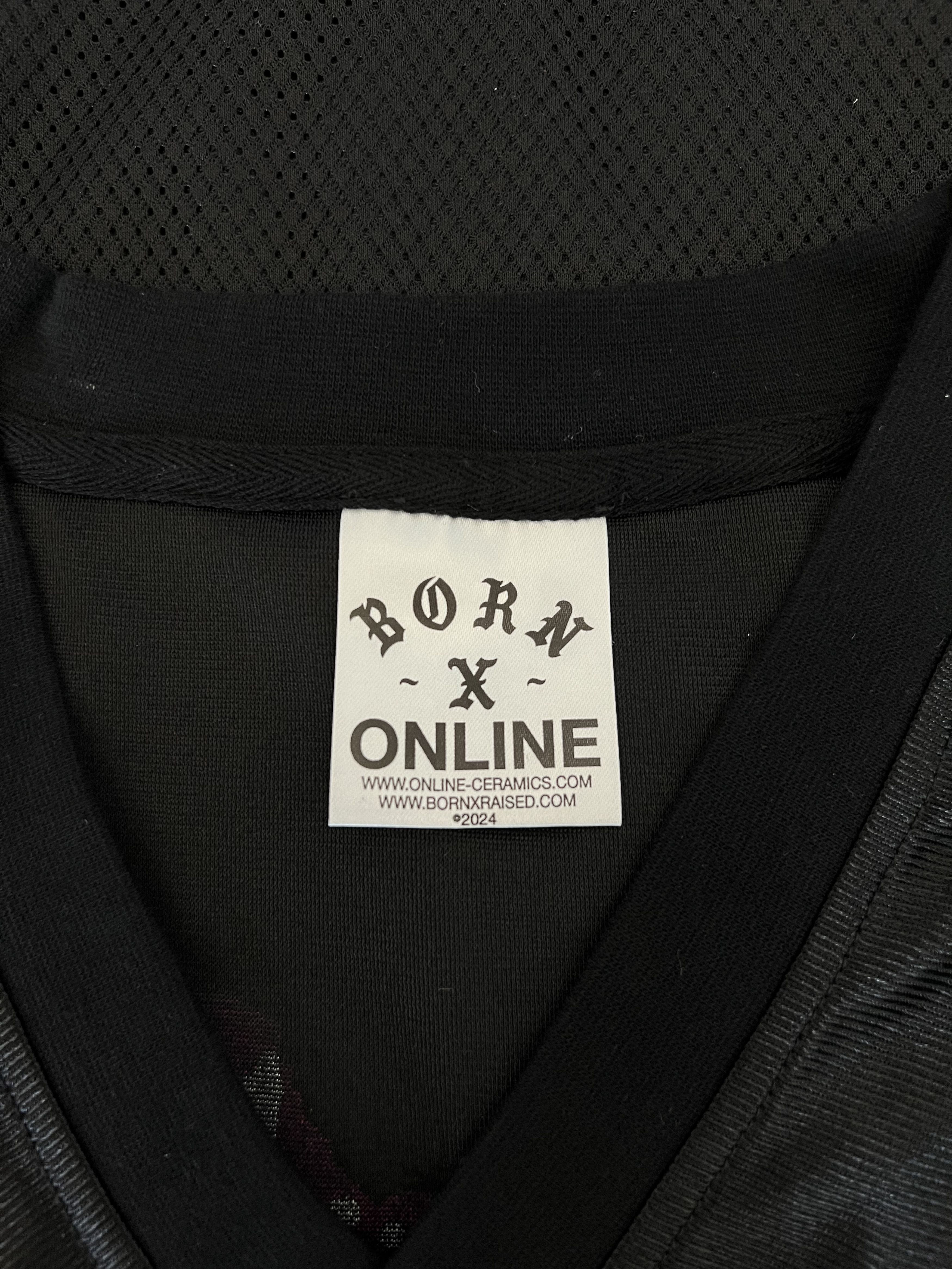 Born X Raised × Online Ceramics Online Ceramics Born X Raised Football Jersey in Black Size US XL / EU 56 / 4 - 6 Thumbnail