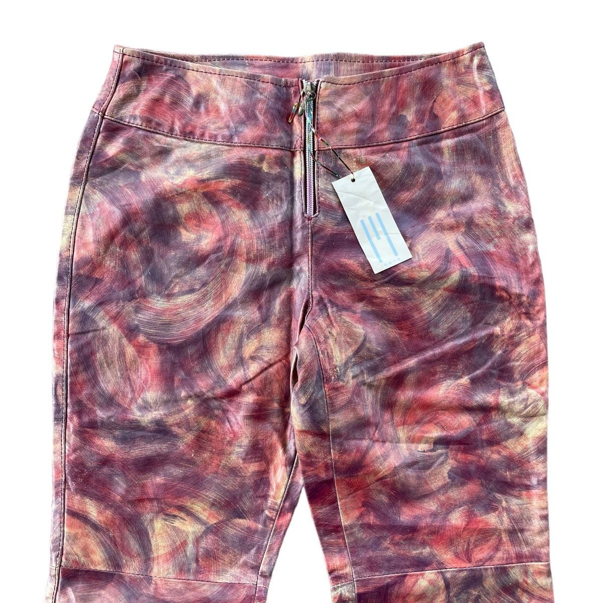Missoni 2000s Missoni Multicolor Flare Leather Pants Size US 29 - 3 Thumbnail
