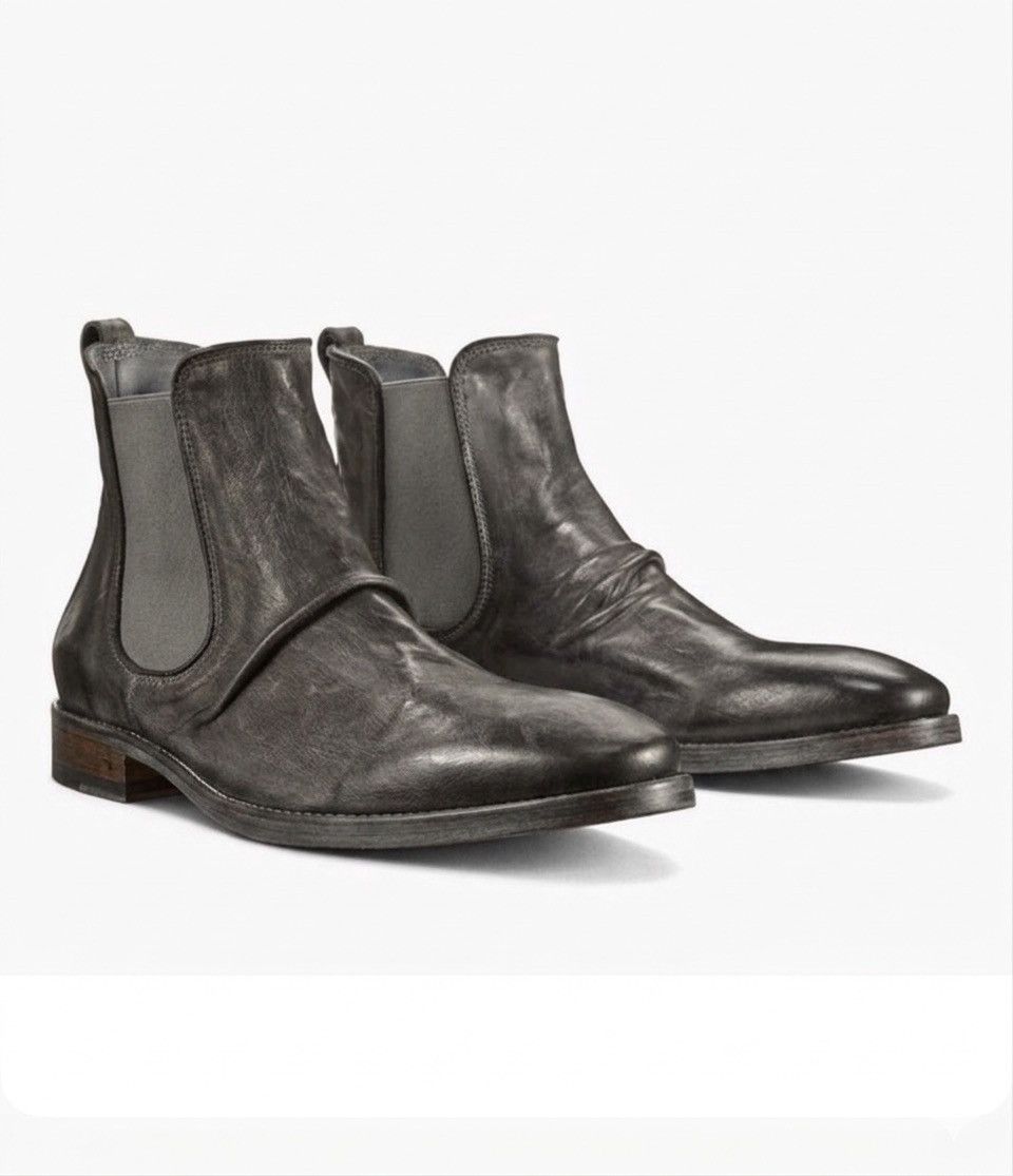 John Varvatos Fleetwood Leather Chelsea Boots 11 Size US 11 / EU 44 - 2 Thumbnail