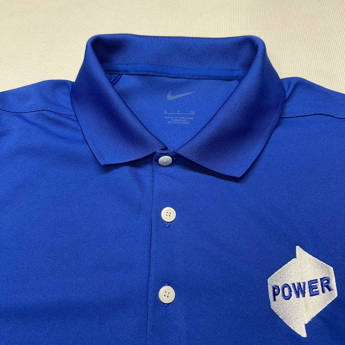 Nike Nike Polo Shirt Blue Golf Embroidered Power Logo Athletic Size US S / EU 44-46 / 1 - 4 Thumbnail