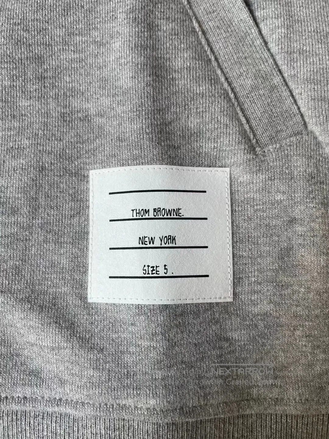 Thom Browne thom browne light grey zip hoodie. Size US M / EU 48-50 / 2 - 3 Thumbnail