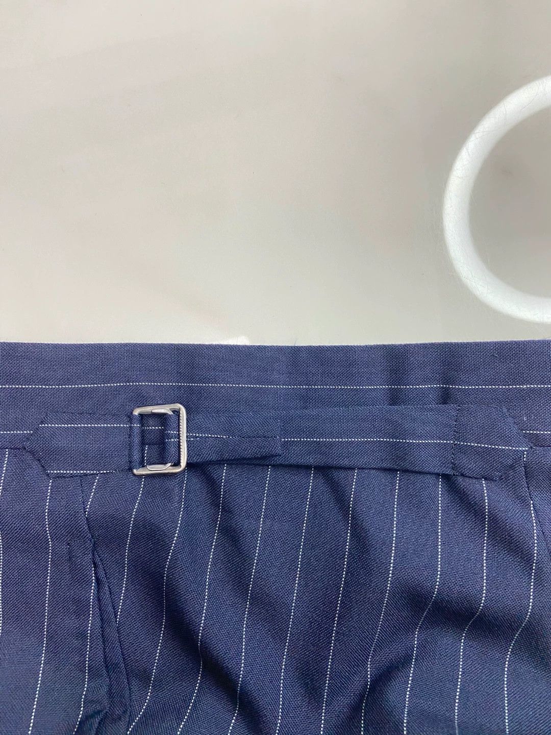 Anderson & Sheppard Custom Wool Silk Trousers by Anderson & Sheppard Size US 39 - 5 Thumbnail