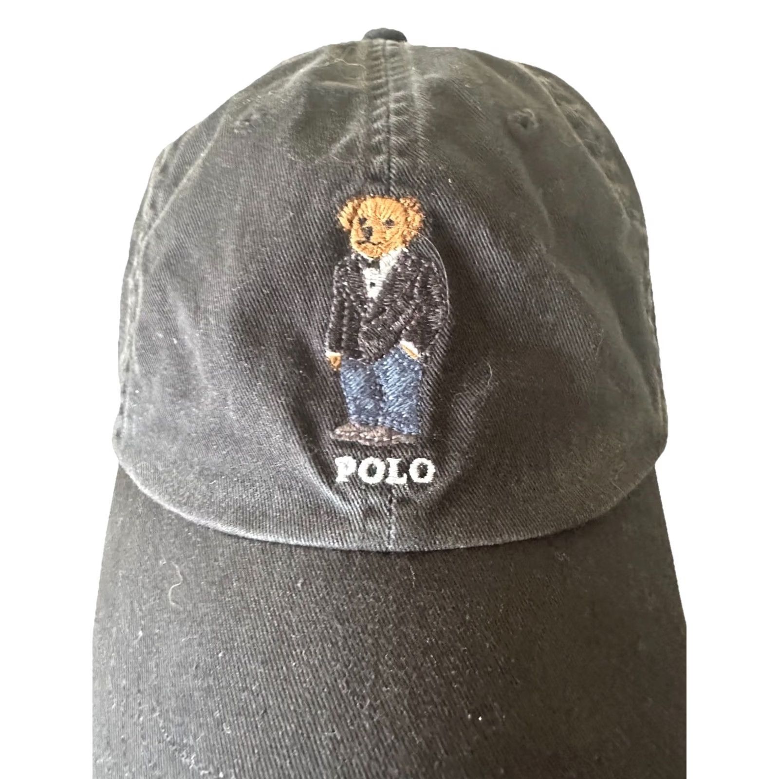 Polo Ralph Lauren VINTAGE Polo Ralph Lauren Polo Bear Baseball Cap Tuxedo Black Hat Strapback One Size Black Polo Bear James Bond Martini Adjustable Men Cap Size US M / EU 48-50 / 2 - 3 Thumbnail