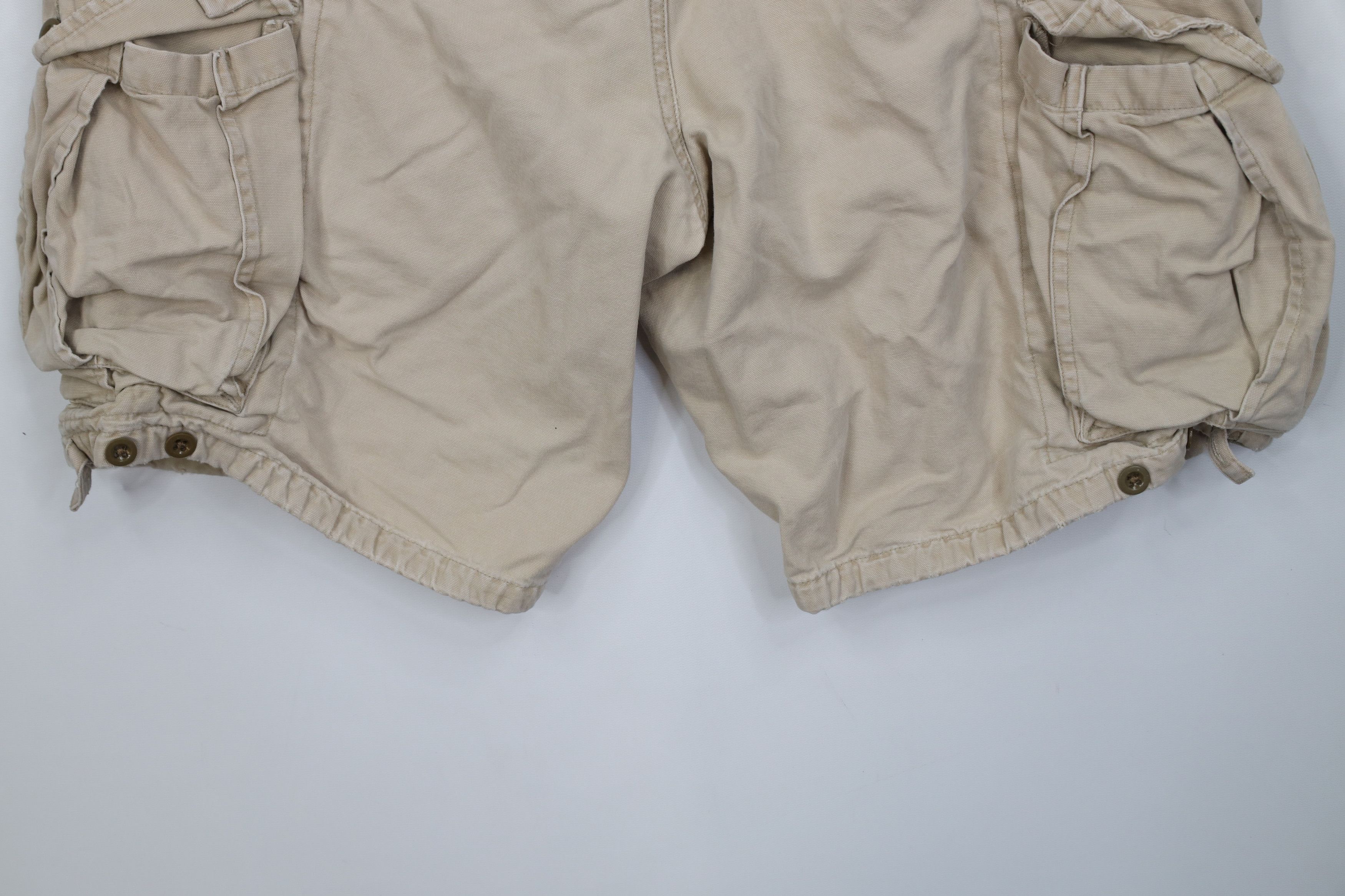 Abercrombie & Fitch Vintage 90s Y2K Abercrombie & Fitch Canvas Cargo Shorts Size US 32 / EU 48 - 13 Thumbnail
