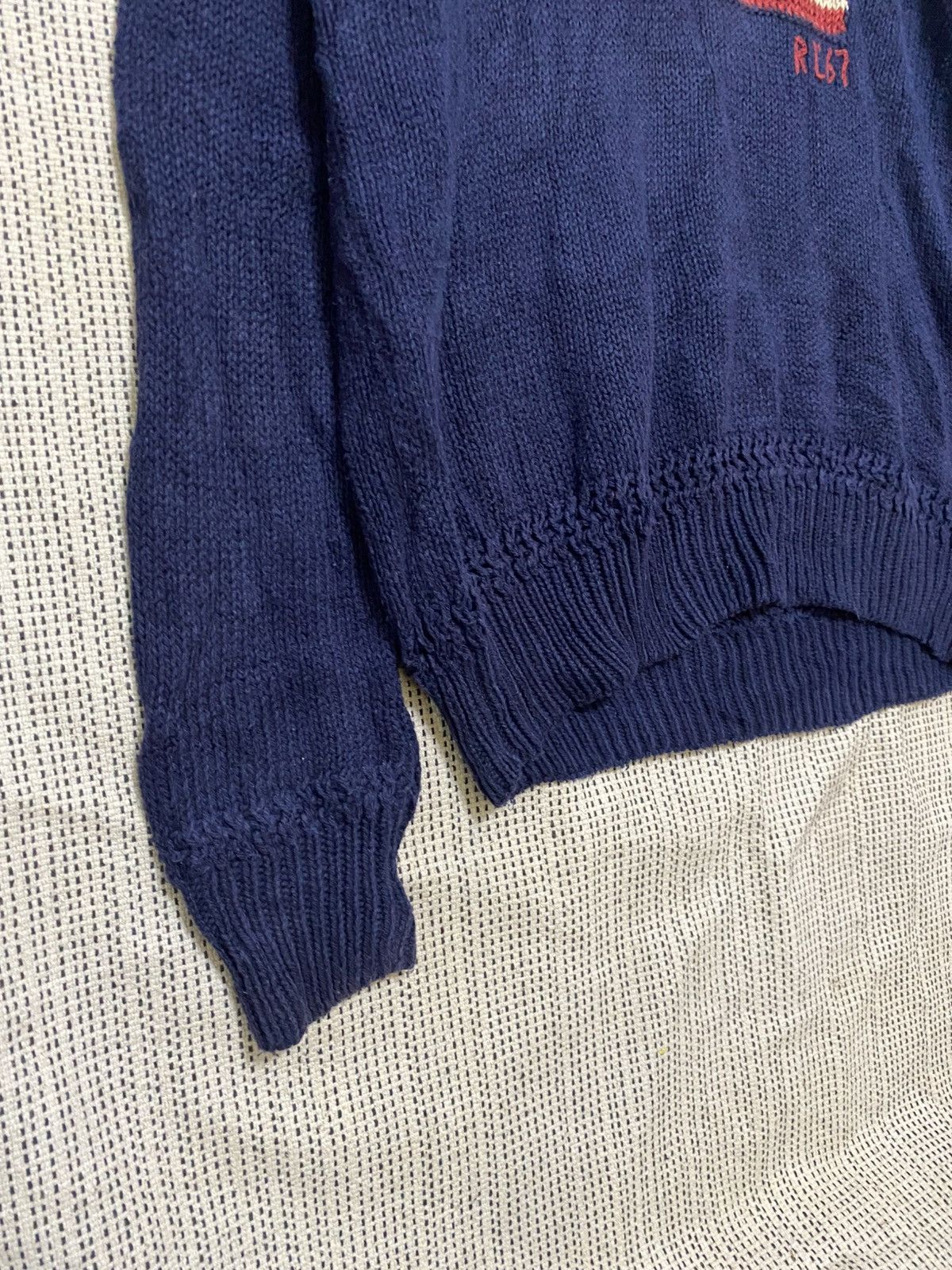 Polo Ralph Lauren Vintage Polo Ralph Lauren USA FLag knitted sweater Size US L / EU 52-54 / 3 - 5 Thumbnail