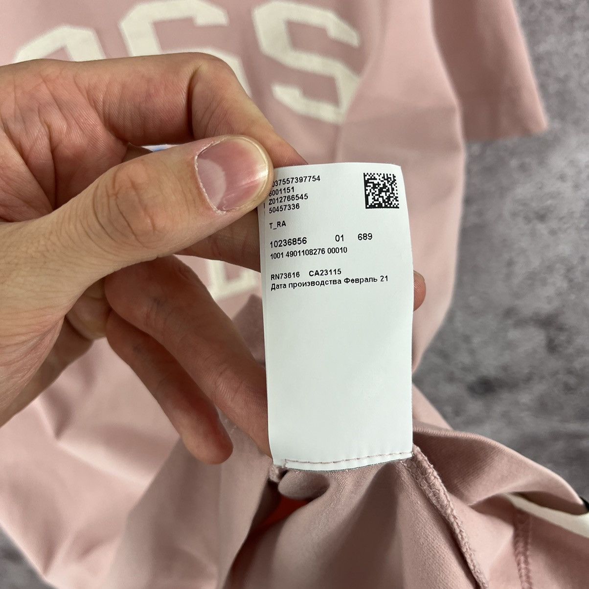 Hugo Boss Hugo Boss x Russel Athletic T-Shirt Big Logo Pink Size M Size US M / EU 48-50 / 2 - 13 Thumbnail