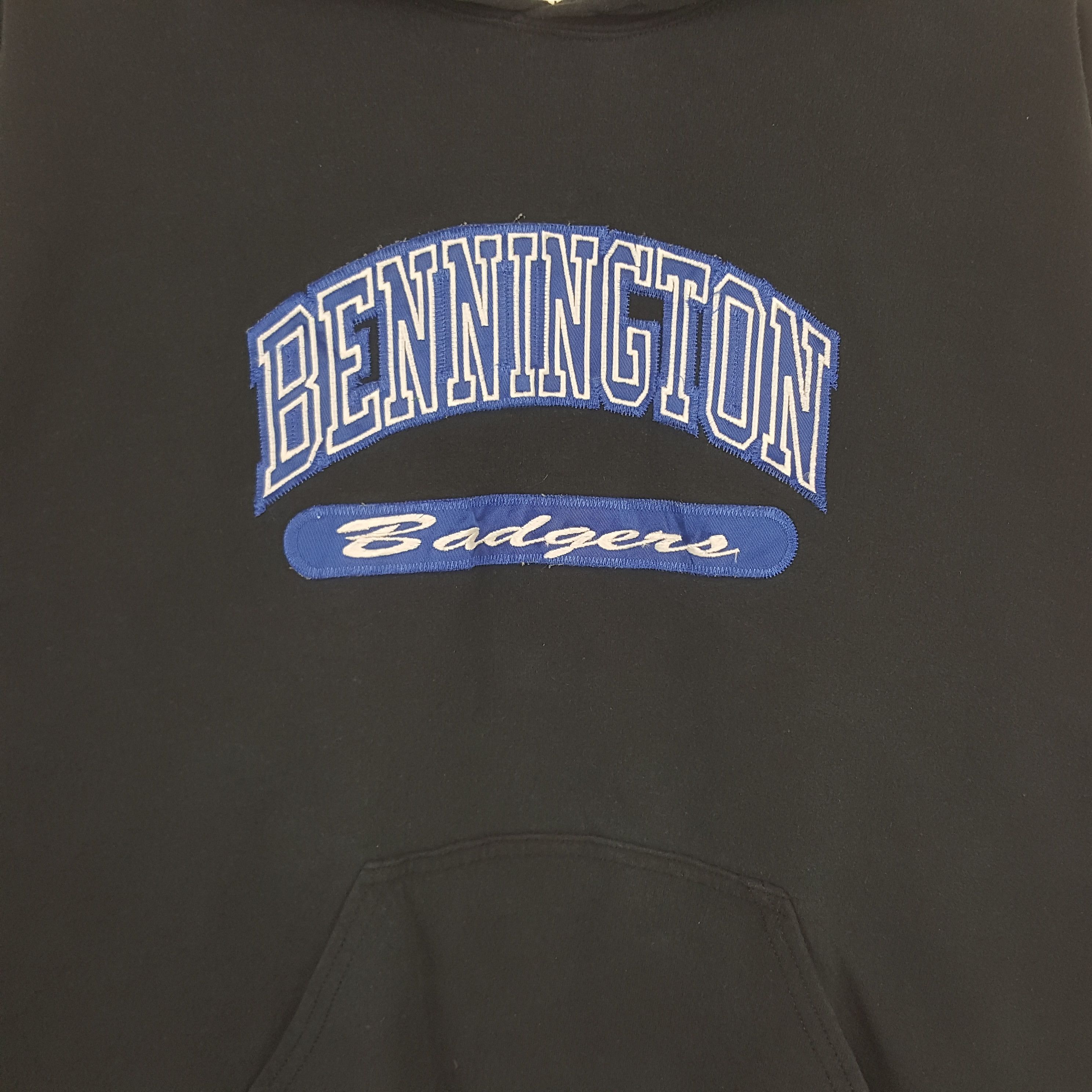 AAA × NFL × Vintage Vintage Bennington Badgers American Football Hoodies C284N15 Size US M / EU 48-50 / 2 - 2 Thumbnail