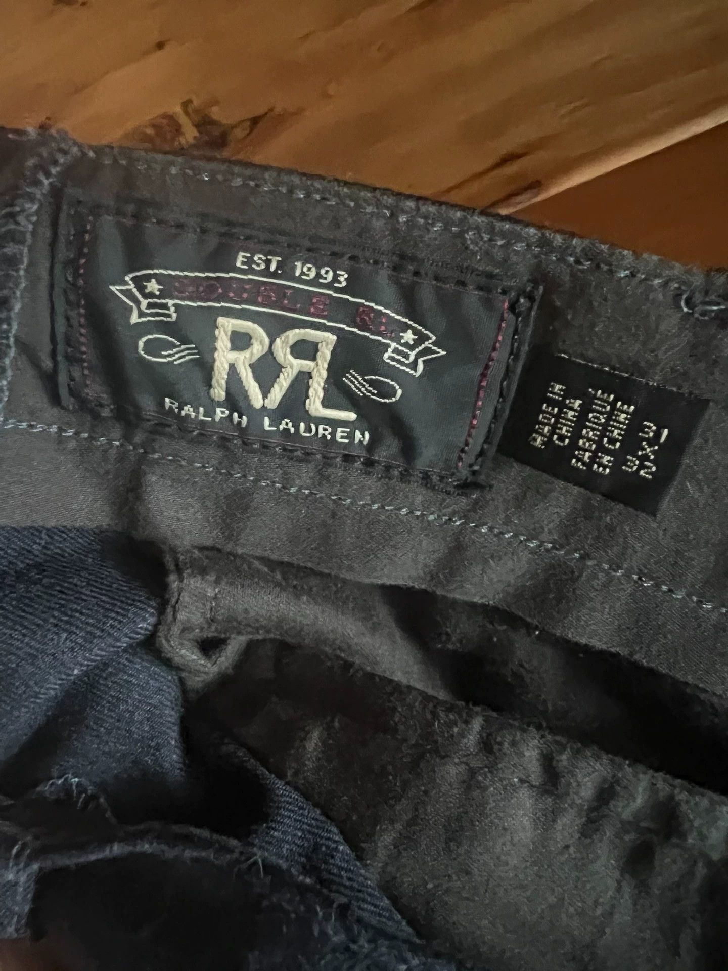 RRL Ralph Lauren RRL Black Wool Blend Fatigue Pants 31x32 Size US 31 - 8 Thumbnail
