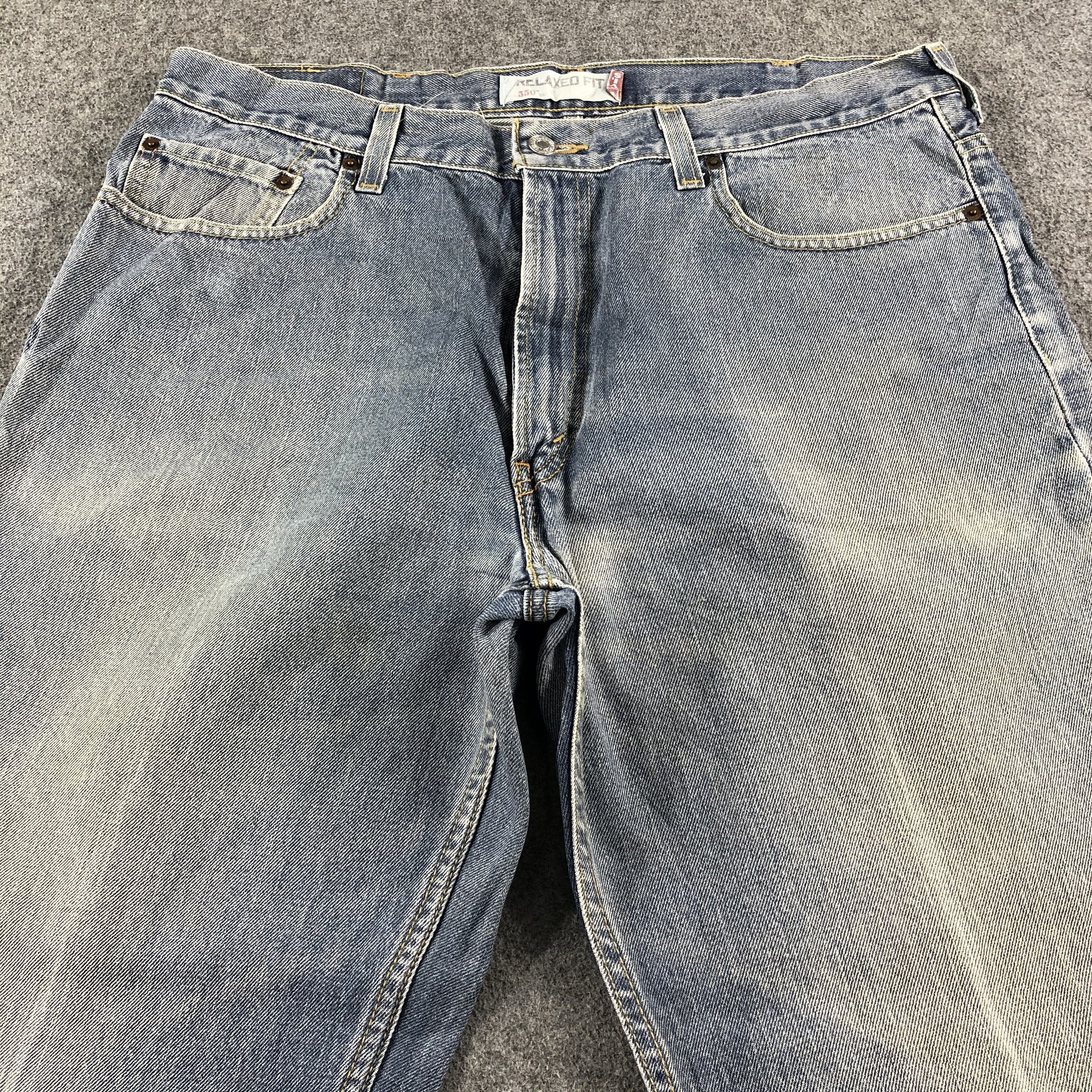 Levi's Vintage Blue Wash Levis 550 Jeans-J2539 Size US 37 - 3 Thumbnail