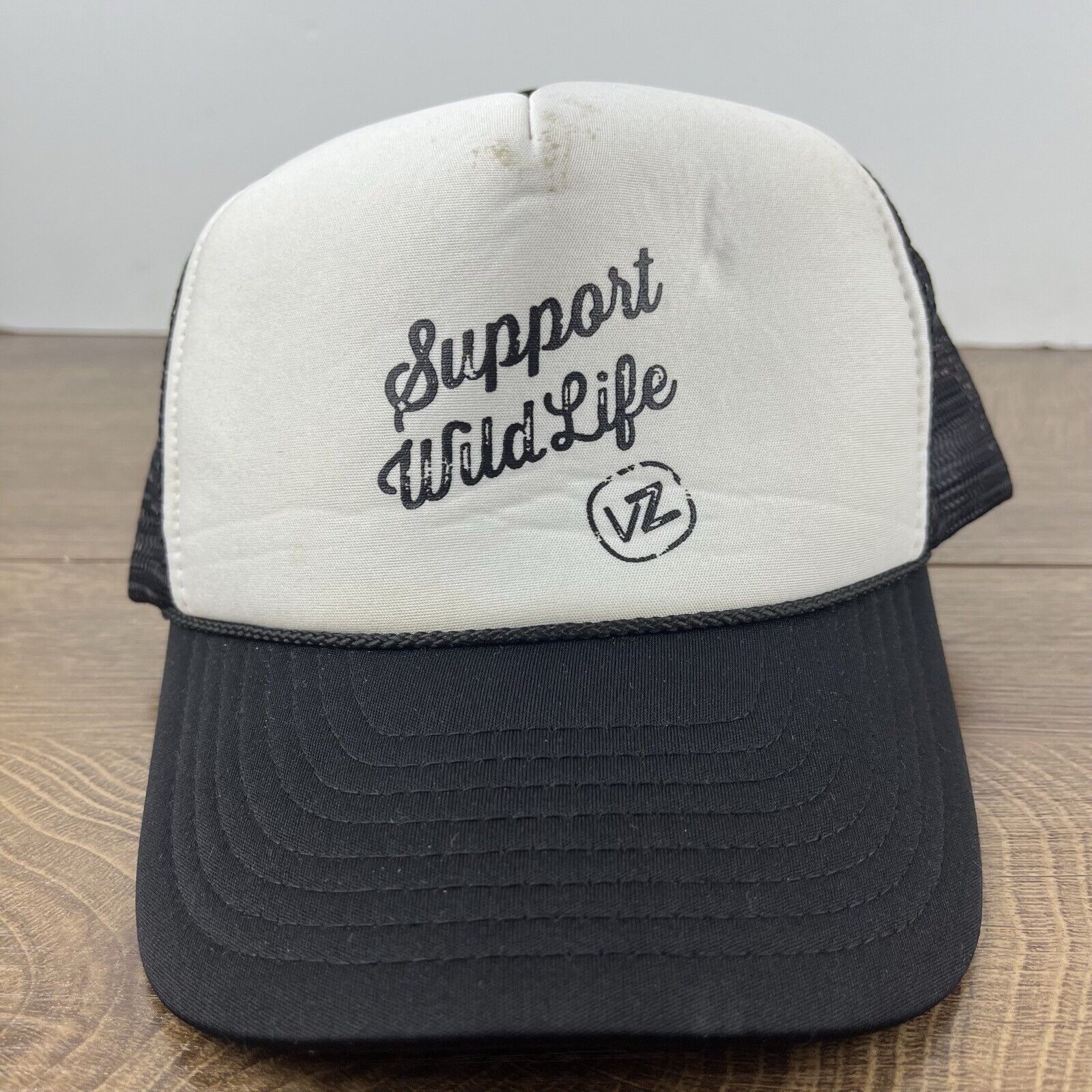 Other Support Wild Life Hat VZ White Cap Hat Adjustable Hat White Size ONE SIZE - 4 Thumbnail