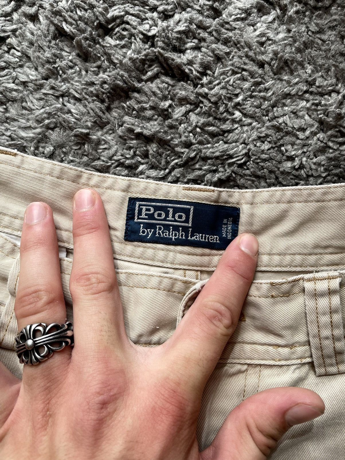 Polo Ralph Lauren × Vintage Polo Ralph Lauren Shorts Streetwear Vintage Rare Logo Cargo Size US 34 / EU 50 - 17 Thumbnail