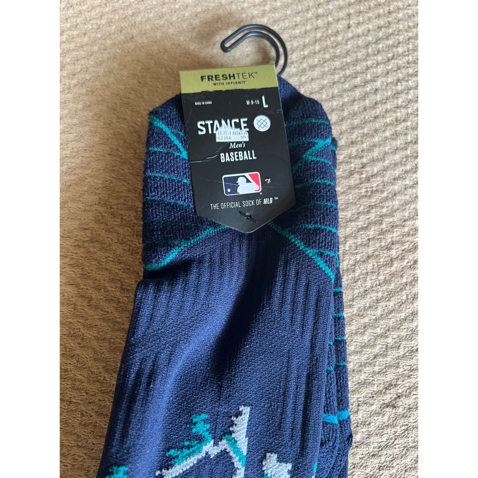 Stance Socks Stance MLB Seattle Mariners City Connect Socks - Size L (9-1 Size ONE SIZE - 3 Thumbnail