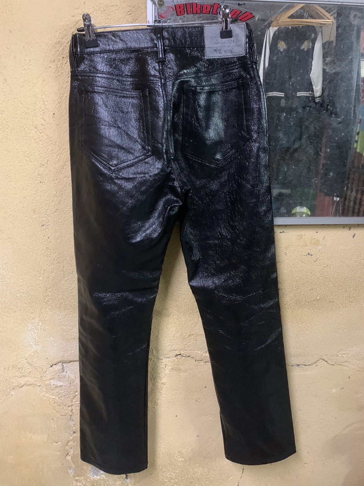 Todd Oldham × Vintage Vintage 90s Todd Oldham Jeans Shiny Rave Size 26" / US 2 / IT 38 - 8 Thumbnail
