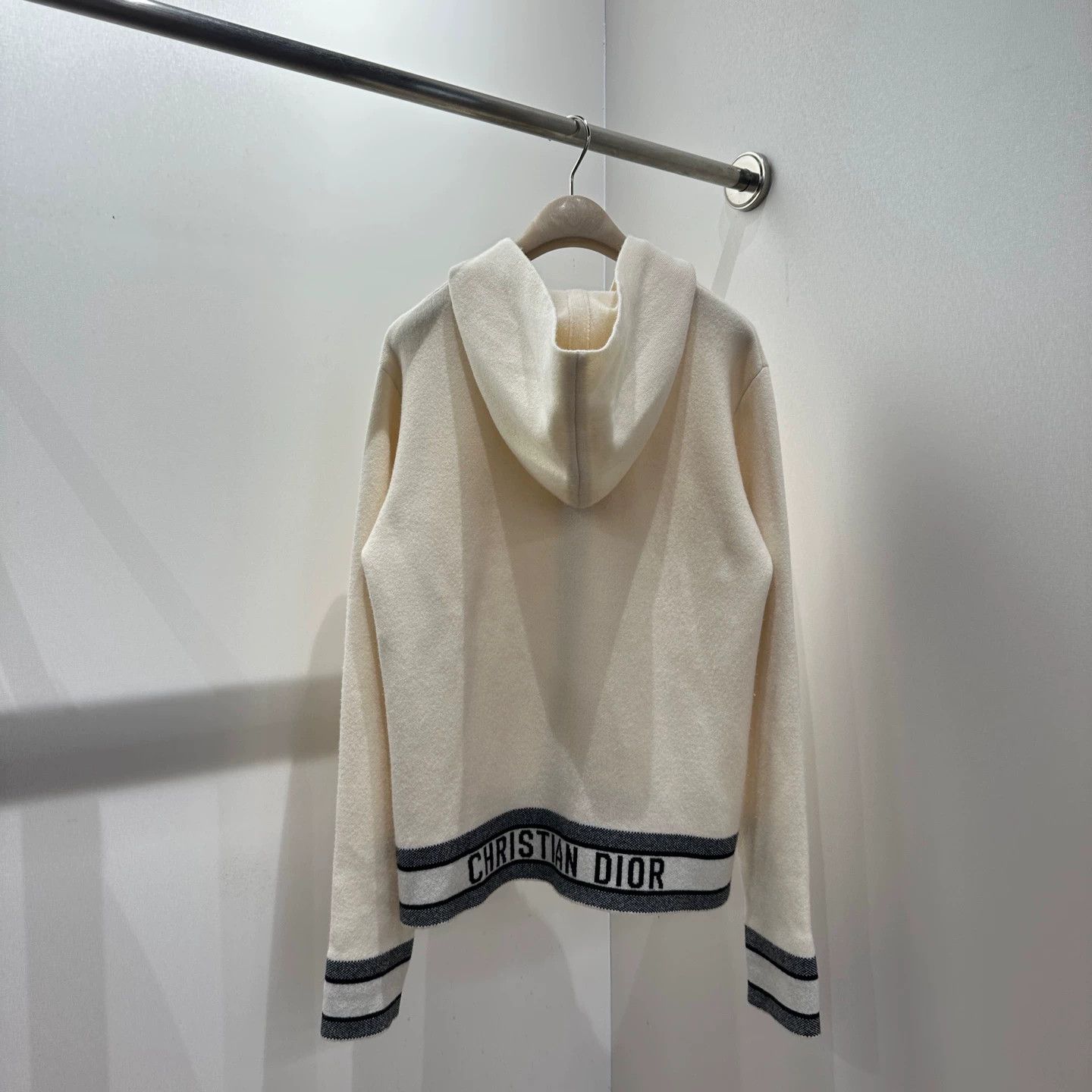 Christian Dior Monsieur Dior logo letter zip jacket cashmere 42 feb464 Size M / US 6-8 / IT 42-44 - 1 Thumbnail