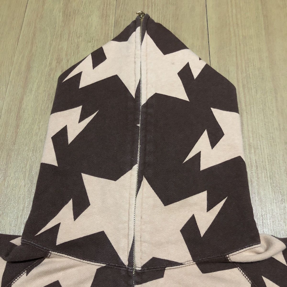 Bape Sta Pattern Full Zip Hoodie 2007 Size US L / EU 52-54 / 3 - 4 Thumbnail