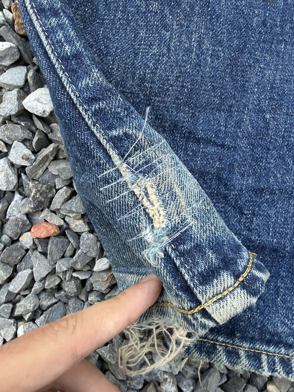 Kapital VINTAGE LEVIS 503B BIG E SELVEDGE RUSTY DISTRESSED DENIM Size US 32 / EU 48 - 23 Thumbnail