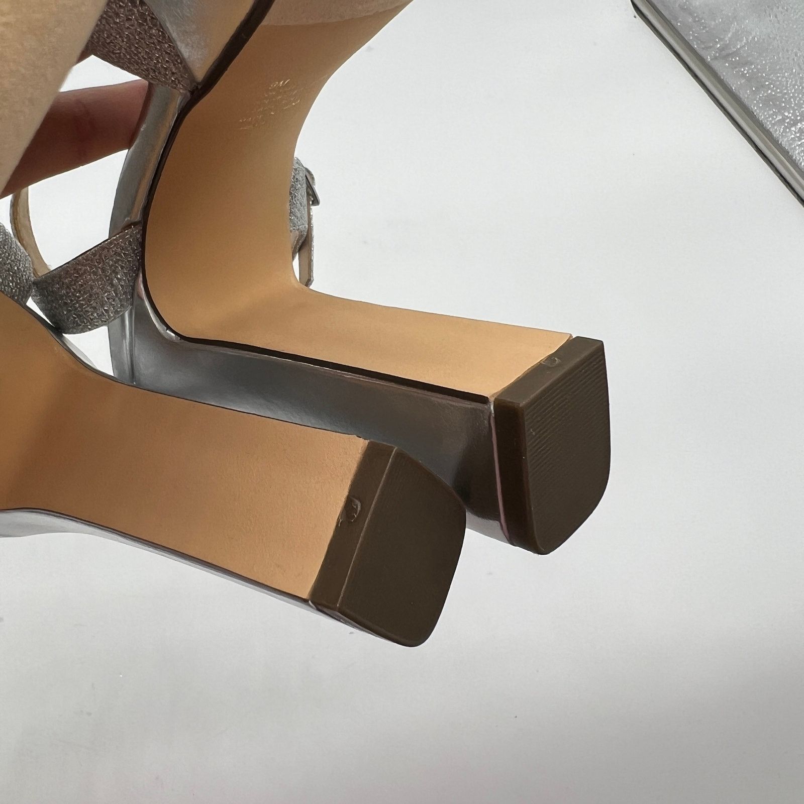Other I. Miller Womens Samien Heeled Sandals Silver Size US 9 / IT 39 - 12 Thumbnail