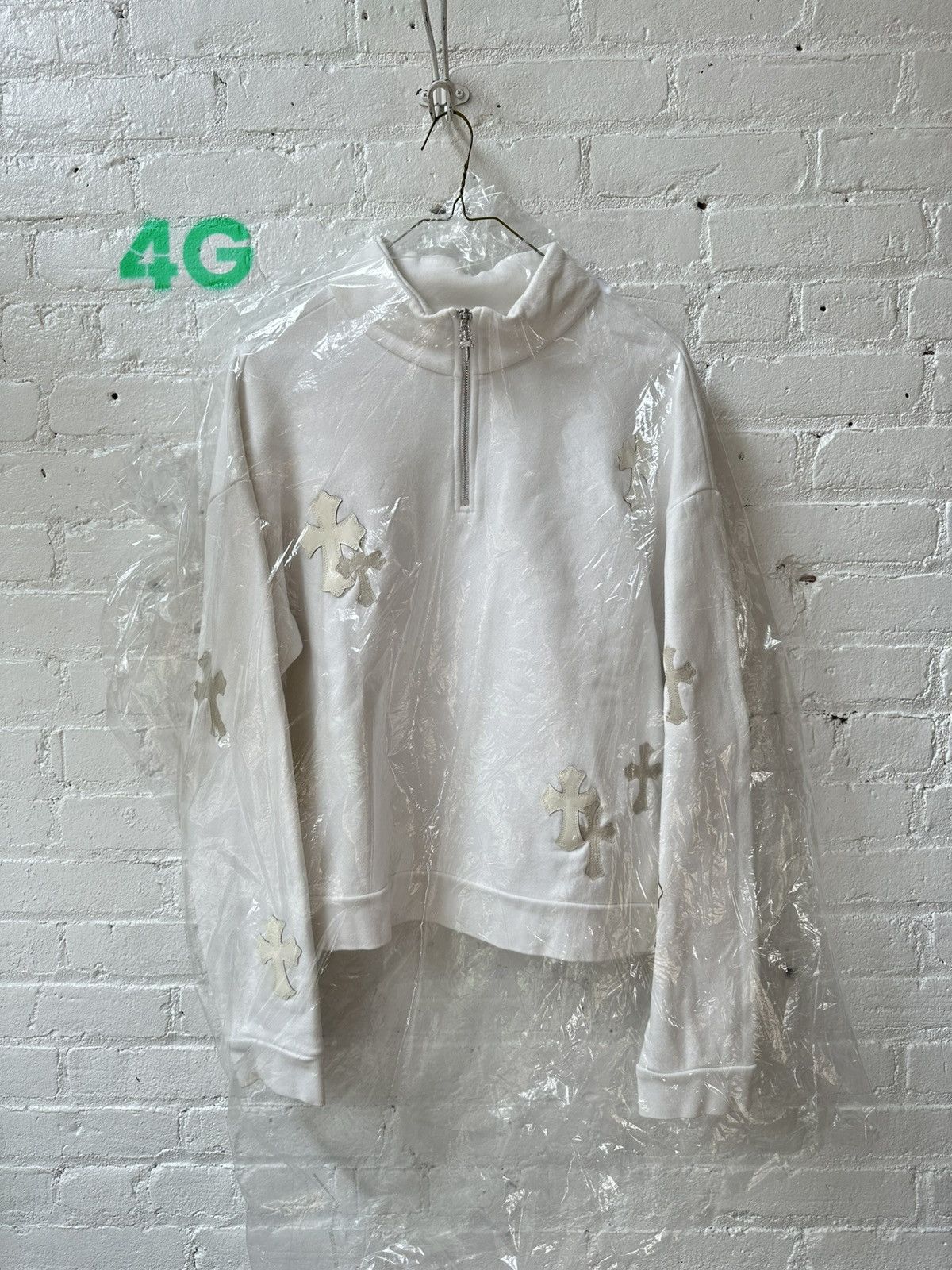 Chrome Hearts CHROME HEARTS CROSS PATCH ZIP UP SWEATER Size US S / EU 44-46 / 1 - 1 Thumbnail