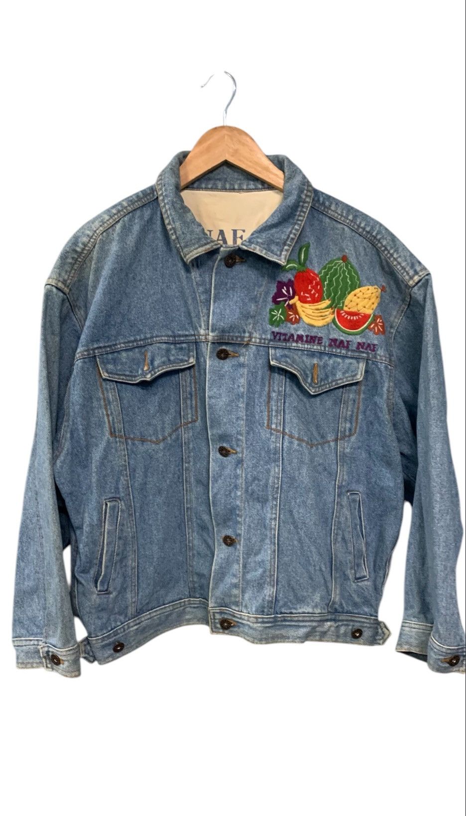 Designer × Japanese Brand NAF NAF DENIM JACKET Size US M / EU 48-50 / 2 - 6 Thumbnail