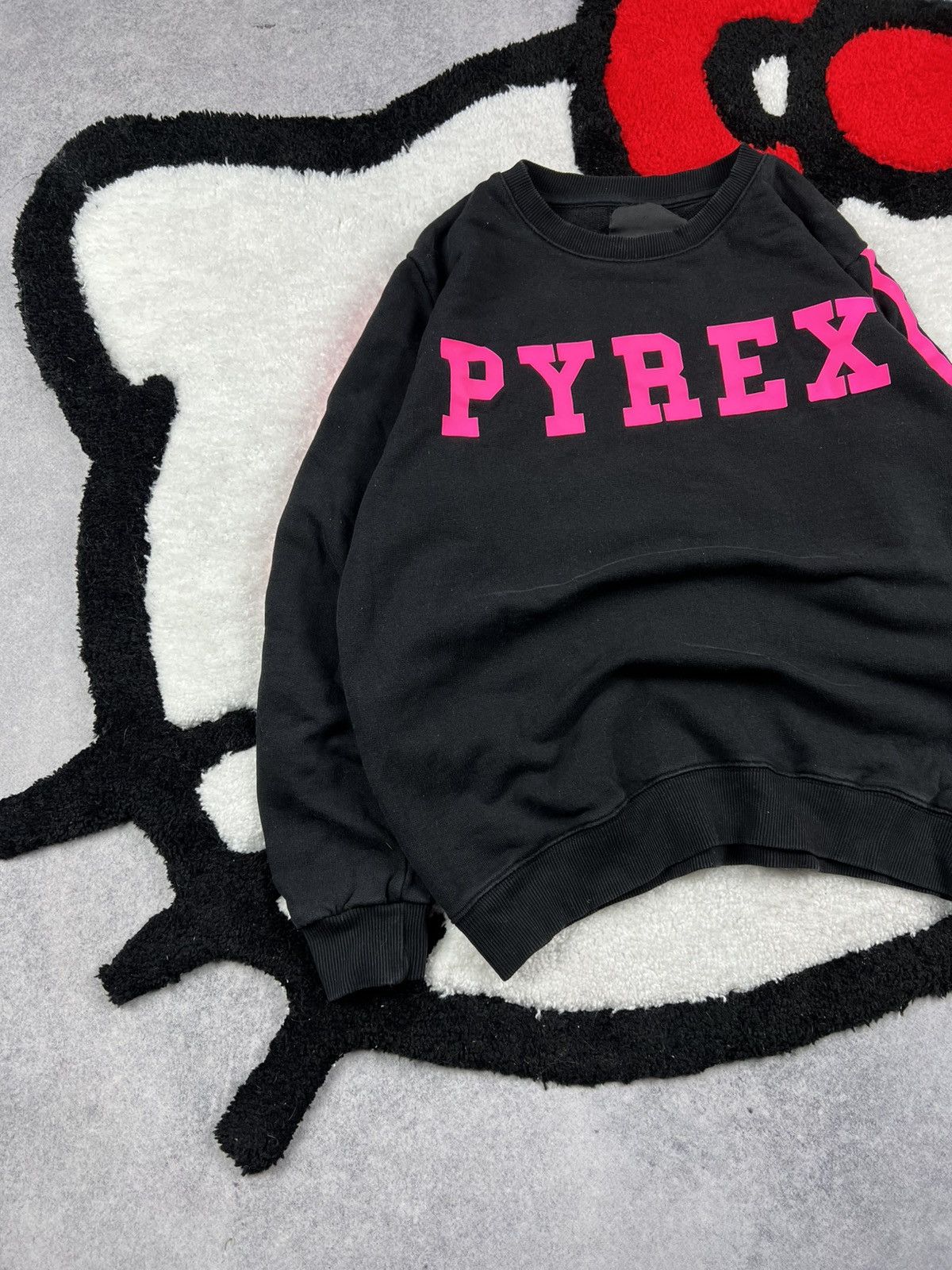 Pyrex Vision Pyrex Vision Big Pink Logo Y2K Rap Sweatshirt Size S / US 4 / IT 40 - 2 Thumbnail