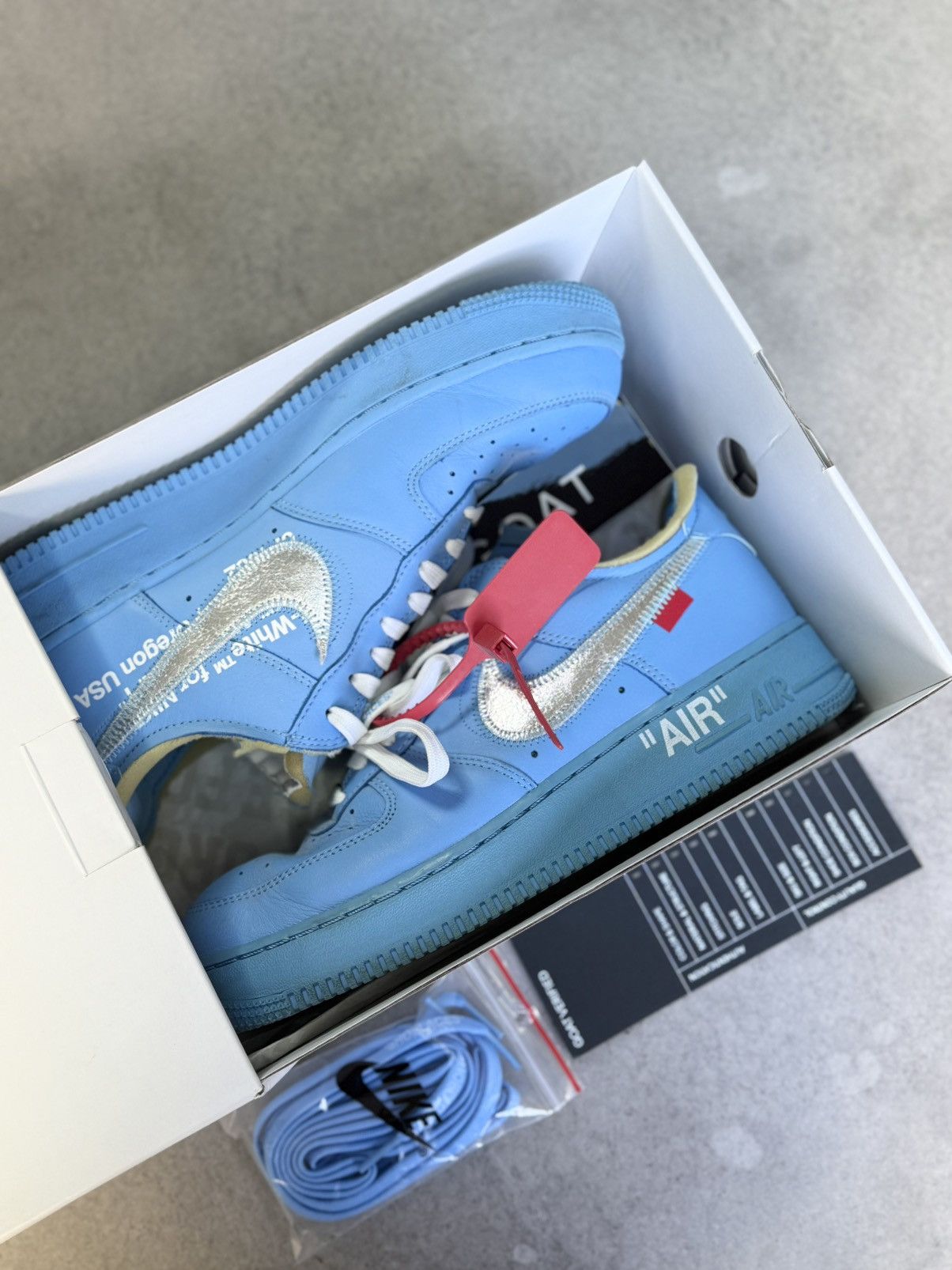 Nike × Off-White Nike x Off White Air Force 1 MCA Size US 9.5 / EU 42-43 - 1 Thumbnail