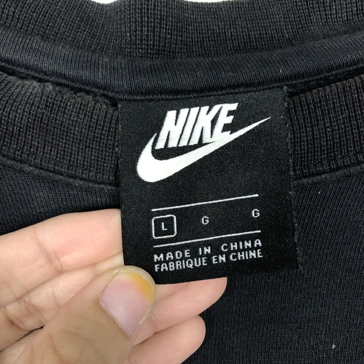 Nike 📌Nike Long Sleeve Sweatshirt Rich Black Size US L / EU 52-54 / 3 - 17 Thumbnail