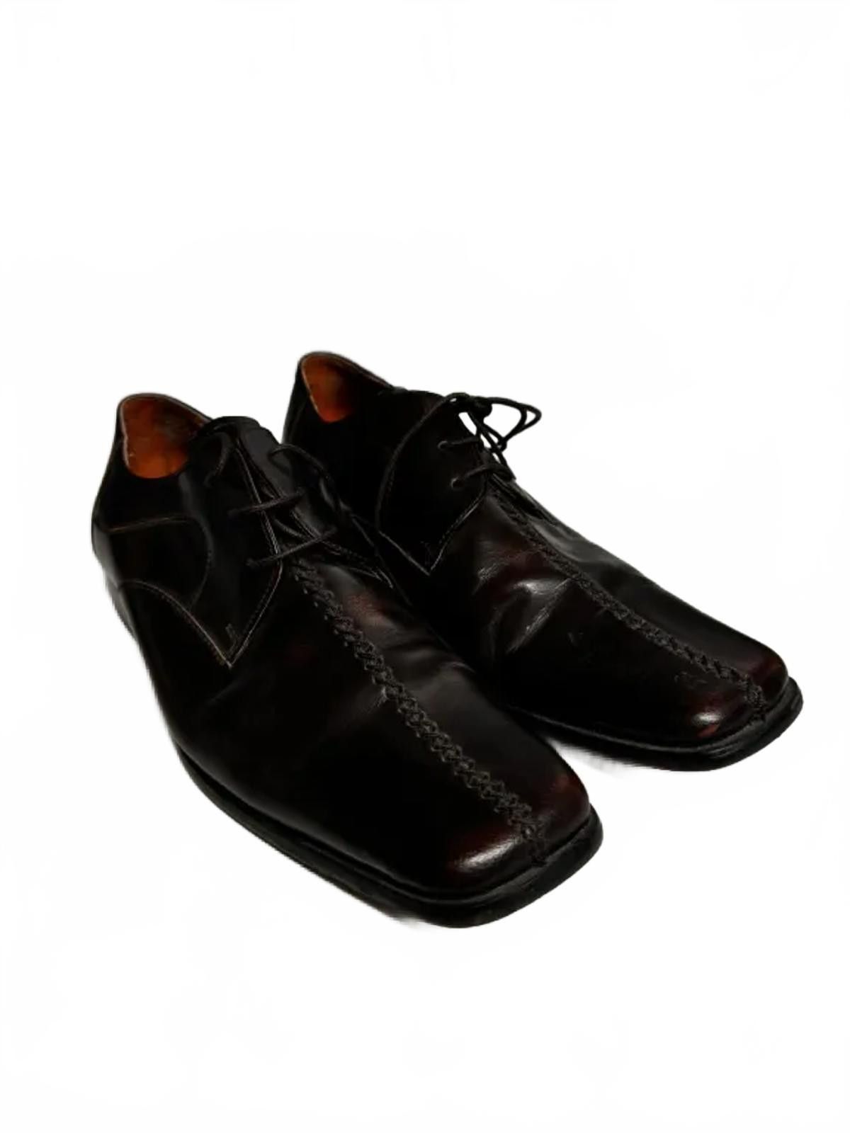 Club Monaco Stylish Monaco Brown Leather Shoes Size US 10 / EU 43 - 1 Thumbnail