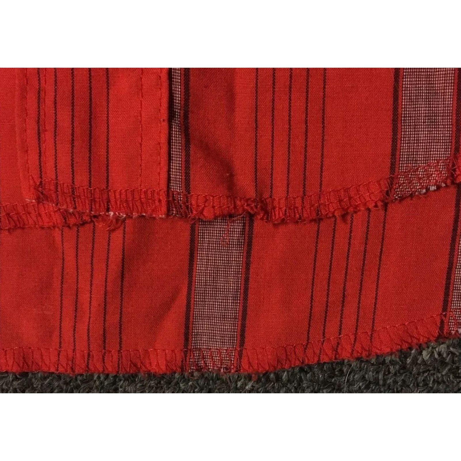 Wrangler VINTAGE Wrangler Striped Pearl Snap Shirt M 16-35 Red Cotton Button-Up Casual Men Square Collared Rodeo 70s 80s Southwestern USA Mens Size US M / EU 48-50 / 2 - 3 Thumbnail