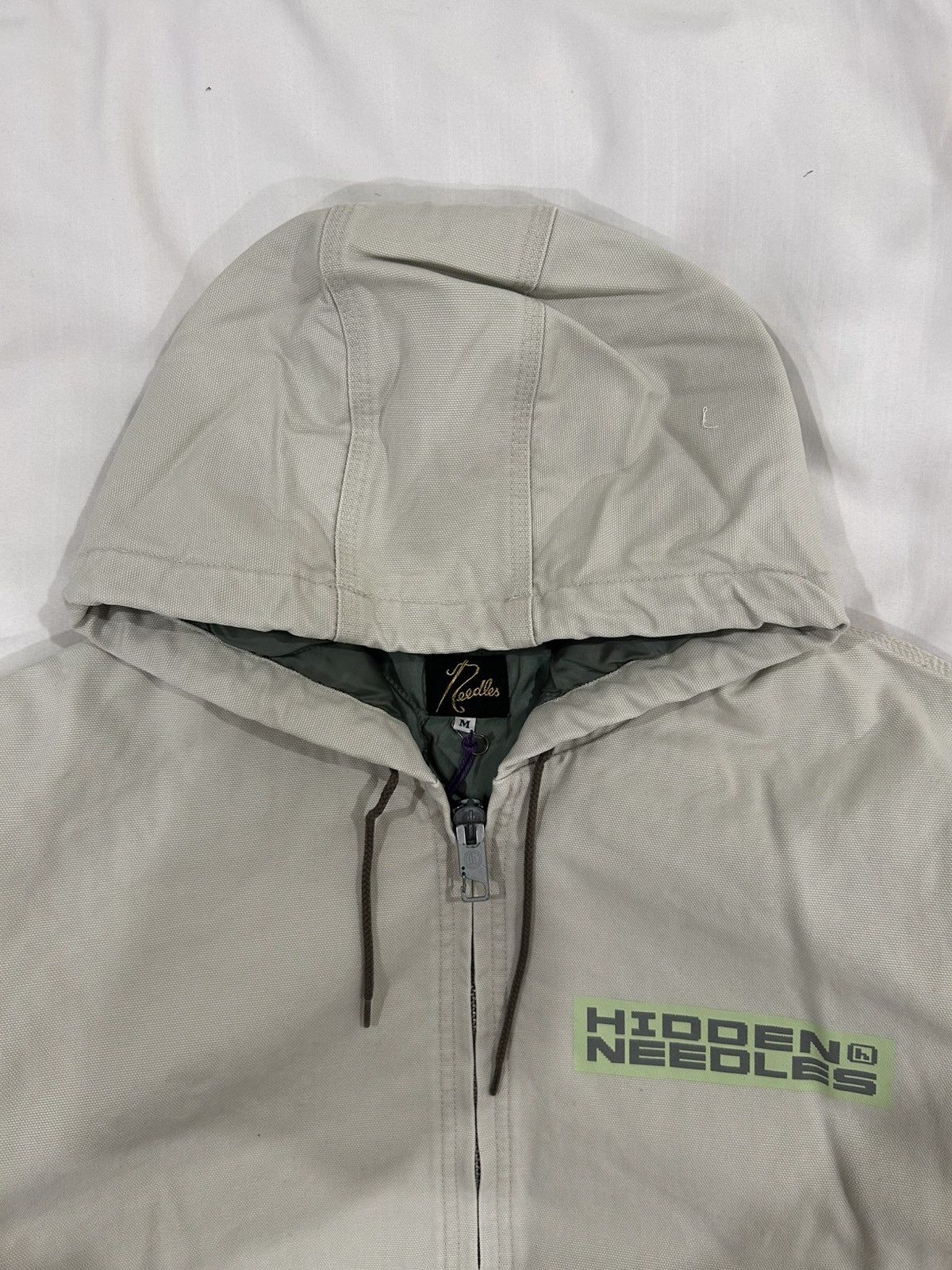 HIDDEN × Needles Needles Hidden NY Zipped Work Hoodie Jacket Butterfly Japan Size US M / EU 48-50 / 2 - 6 Thumbnail