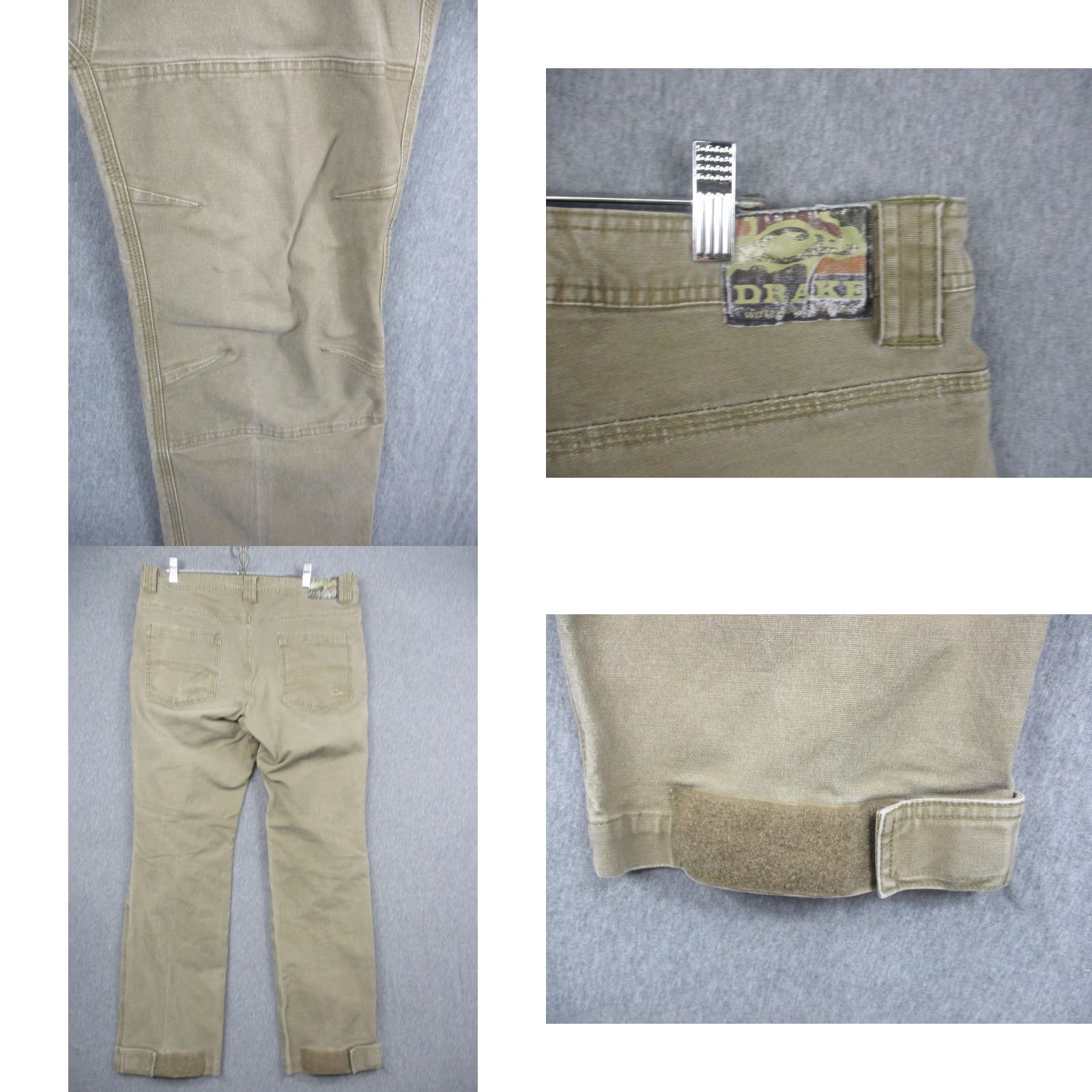 Vintage Drake Pants Mens 36 Khaki Outdoor Hiking Workwear Adjustable Cuffs Zip Pocket Size US 36 / EU 52 - 8 Thumbnail