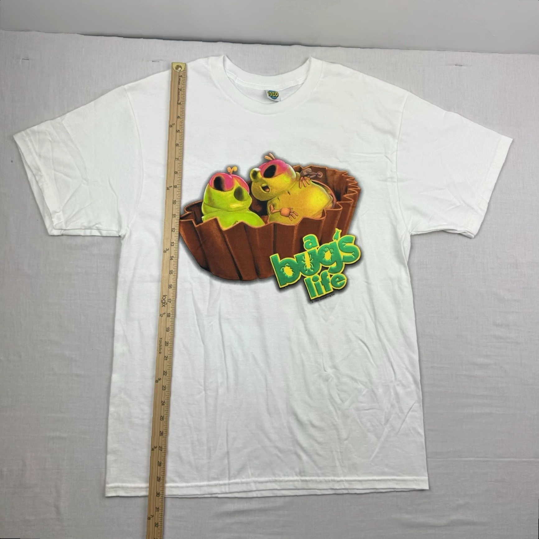 CO Bugs Life Graphic T-Shirt Adult Large White Cartoon Promo Unbranded Mens Size US L / EU 52-54 / 3 - 6 Thumbnail