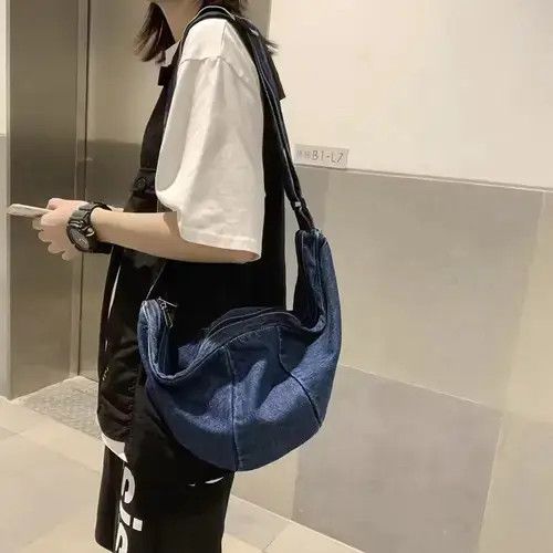 Japanese Brand × Vintage Vintage Denim Crossbody bag Size ONE SIZE - 1 Thumbnail