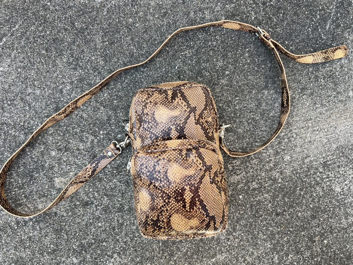 Leather Control Freak Japan Snake Skin Leather Sling Bag Size ONE SIZE - 10 Thumbnail