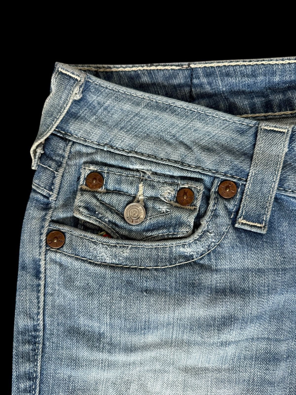 True Religion True Religion Washed Flared Bootcut Denim Jeans Hi-Rise Boot Size 26" / US 2 / IT 38 - 8 Thumbnail