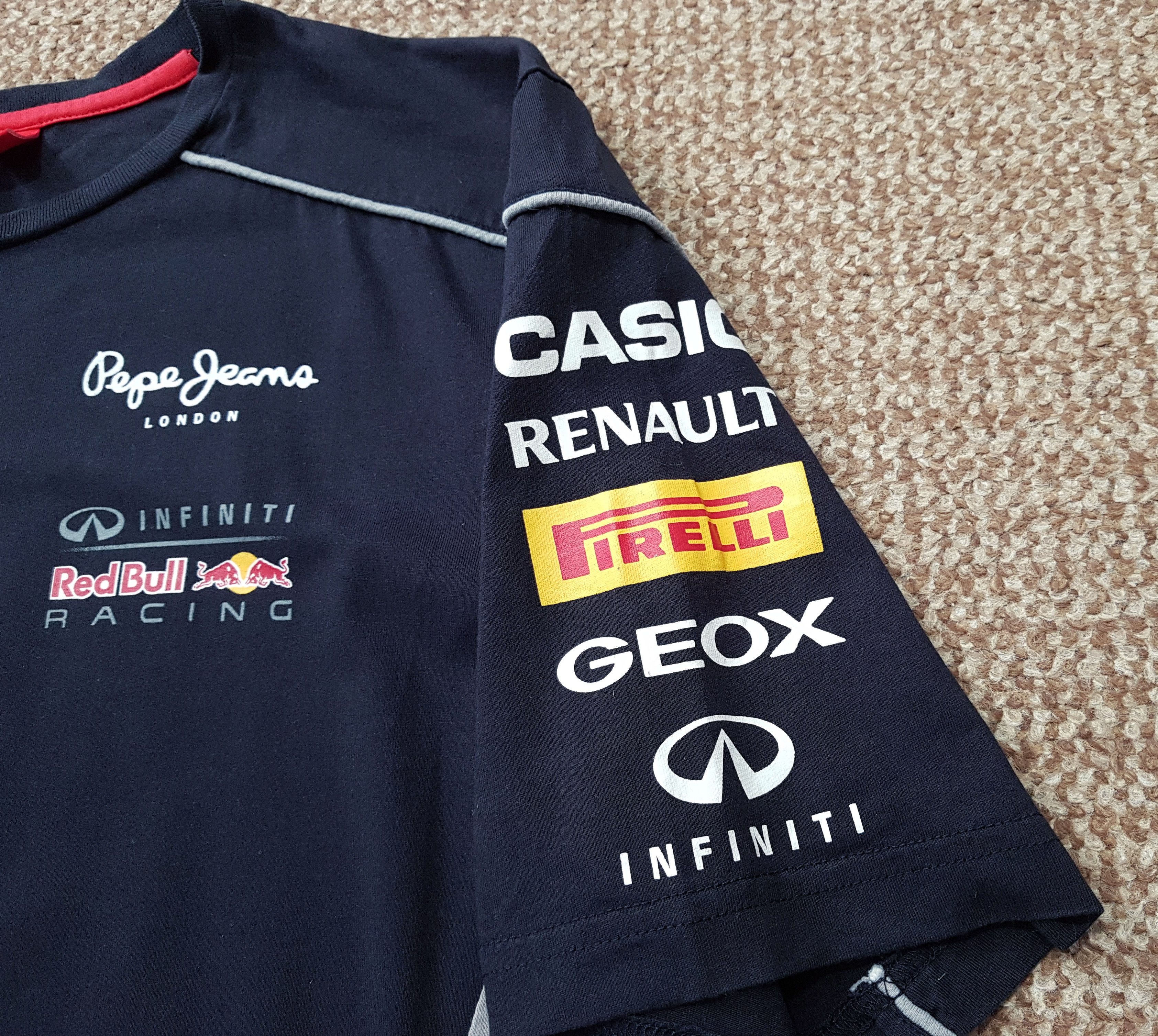 Pepe Jeans Infiniti Red Bull Racing Pepe Jeans Red Bull F1 Team T Shirt Size US L / EU 52-54 / 3 - 5 Thumbnail