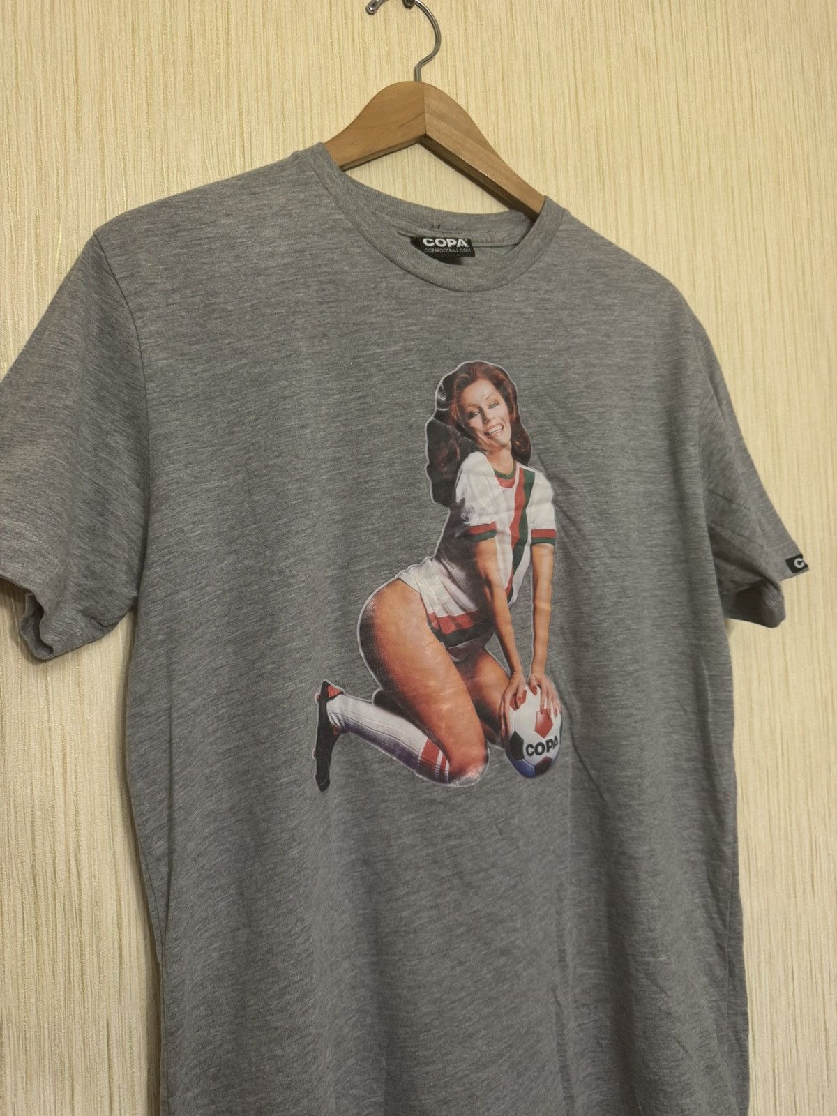 Vintage Copa vintage erotic girl v football soccer tee vulgar Size US L / EU 52-54 / 3 - 1 Thumbnail