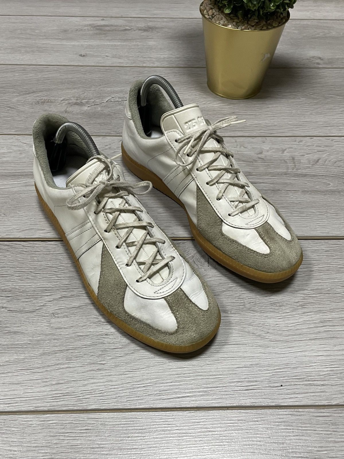 Vintage GAT Bw-sport 275 Margiela style vintage leather trainers Size US 10 / EU 43 - 2 Thumbnail