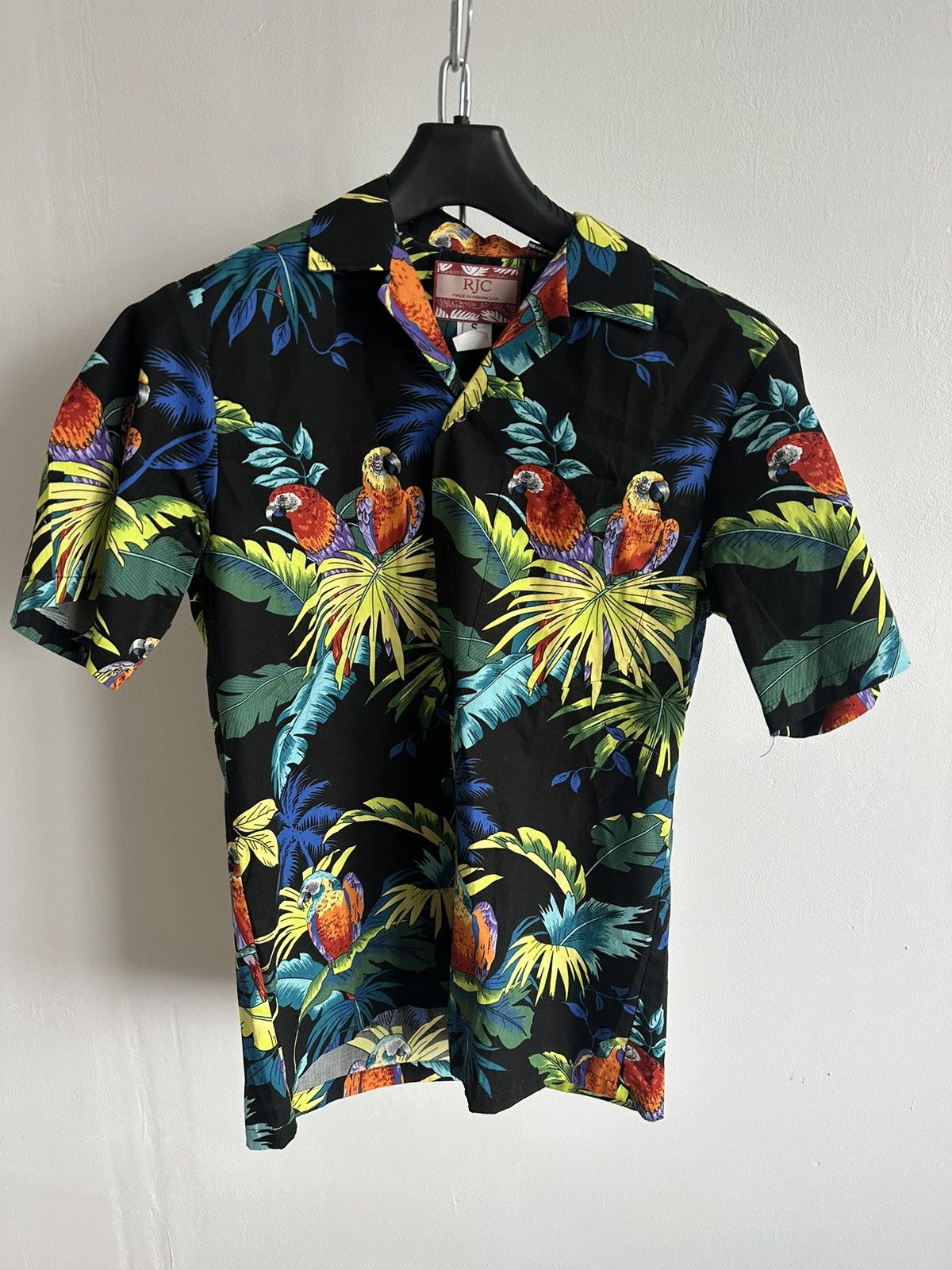 Vintage 1980s RJC Hawaiian Shirt Size US S / EU 44-46 / 1 - 1 Thumbnail