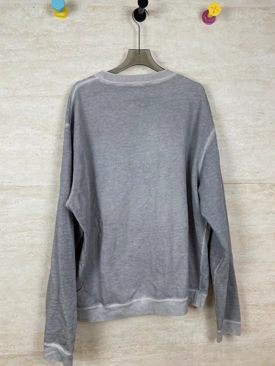 Maison Margiela Maison Margiela Washed gray old sweatshirt 2501-Nextarrow Size US L / EU 52-54 / 3 - 2 Thumbnail