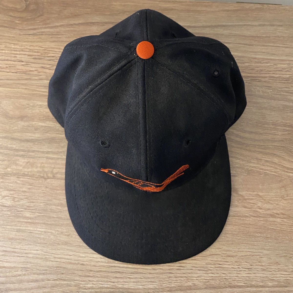 MLB Vintage 80’s Baltimore Orioles Roman Pro Fitted Hat 7 1/2 Size ONE SIZE - 6 Thumbnail