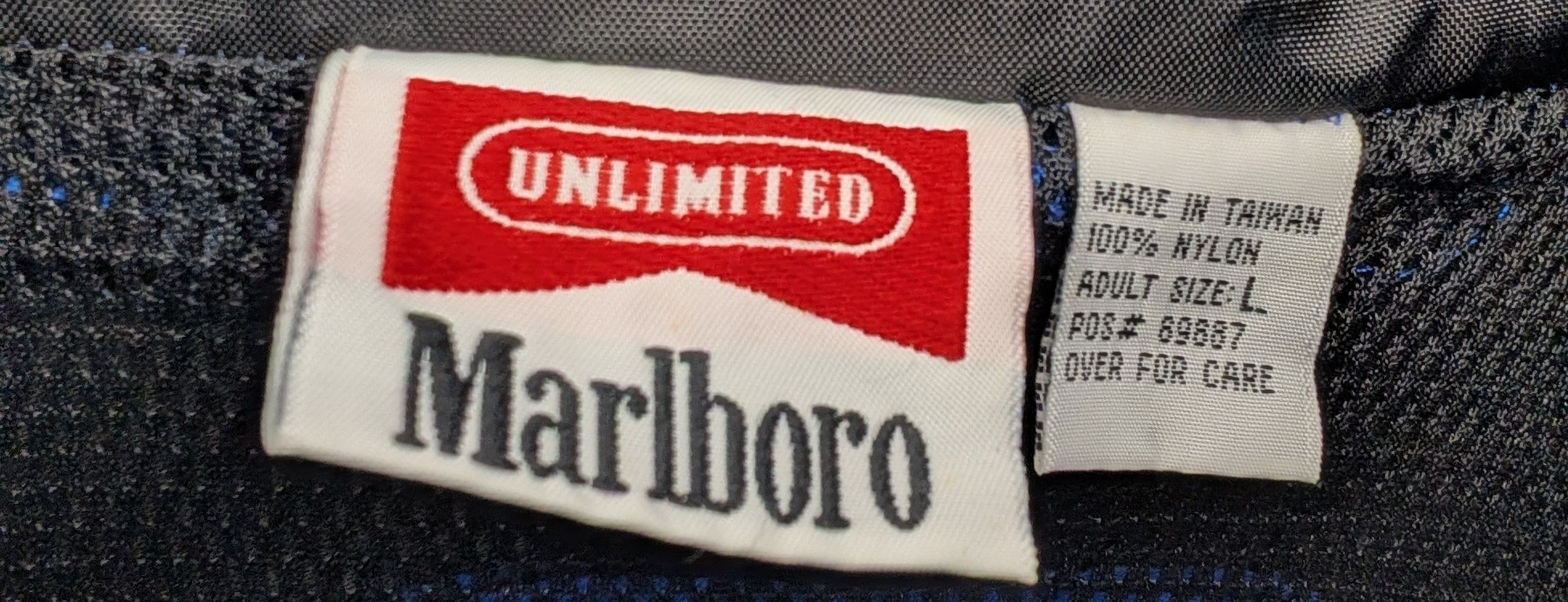 Marlboro Vintage 90s Marlboro Unlimited Windbreaker Jacket Size US L / EU 52-54 / 3 - 4 Thumbnail